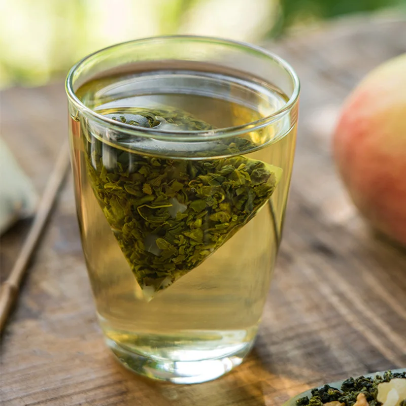 50 шт. китайские чайные пакетики High Mountain Oolong сладкий Сушеный персик китайский чай