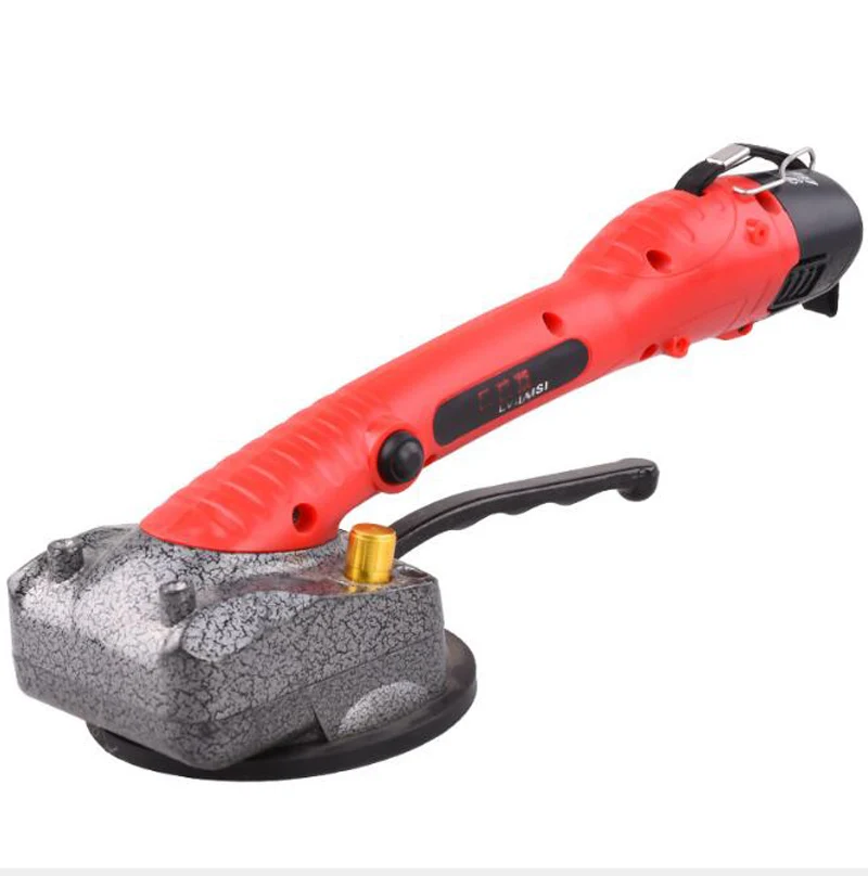 6 Speeds Tile Tiling Machine Portable Tile Vibrator  Floor Plaster Machine Laying with Battery Automatic Floor Vibrator Leveling
