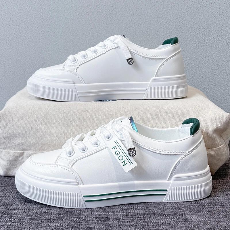 

Women Sneakers Fashion Shoes Spring Trend Casual Flats Sneakers Female New Fashion Comfort White Vulcanized Platform Shoes