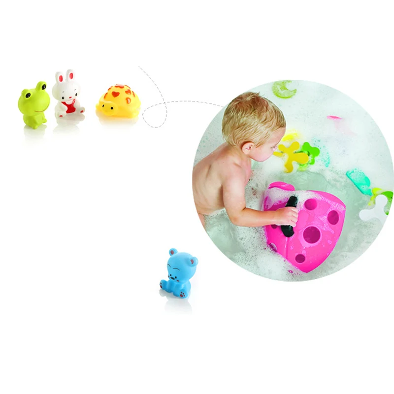 

1 Pcs New Funny Security Plastic Baby Bath Toy Organizer Box Bin Toddler Home Laundry Kid Net Scoop Storage Baskets 3 Colors