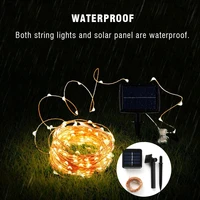 led outdoor solar lamps leds string lights fairy holiday christmas party garlands home decor solar garden waterproof lights