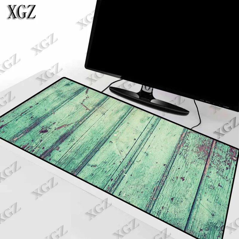 Большой игровой коврик для мыши XGZ с текстурой деревянного пола
