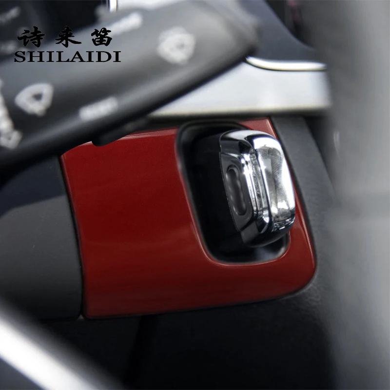 

Кнопка запуска двигателя автомобиля, декоративная рама для ключей, спортивная крышка, наклейки для Audi A4 B8 A5 S5 RS5 RS4 LHD RHD, аксессуары для интерьера