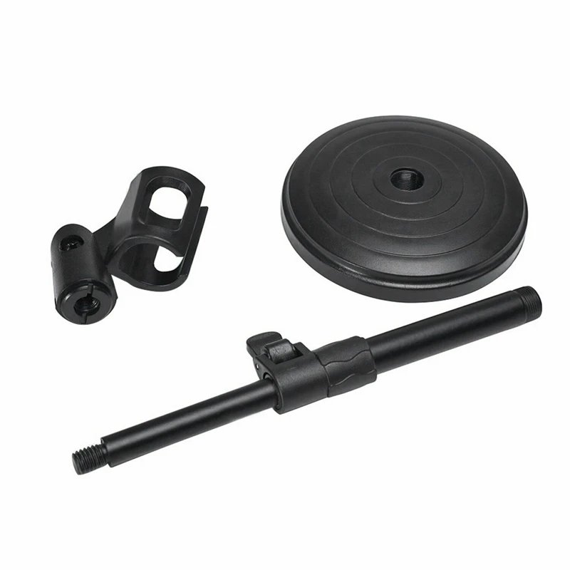 

Foldable Desk Table Microphone Clip Table Mic Monopod Stand Adjustable with Clips