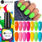 UR SUGAR 46 шт неоновый Гель-лак для ногтей набор 7,5 мл зеленый желтый матовый Полупостоянный впитывающий УФ светодиодный гель для маникюра ногтей