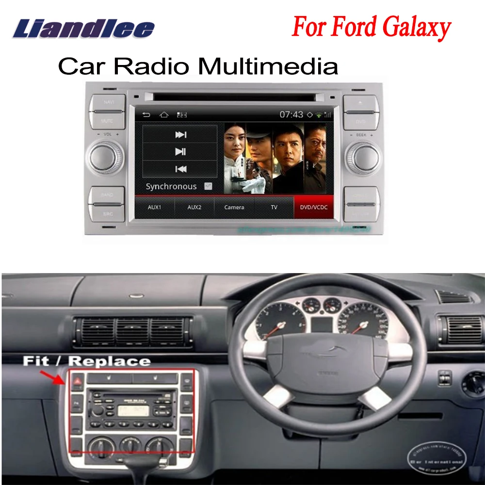 

Liandlee 2 Din Car Android For Ford Galaxy 2002~2009 Radio GPS Navi Nav Maps CD DVD Player Audio TV HD Screen Media OBD2