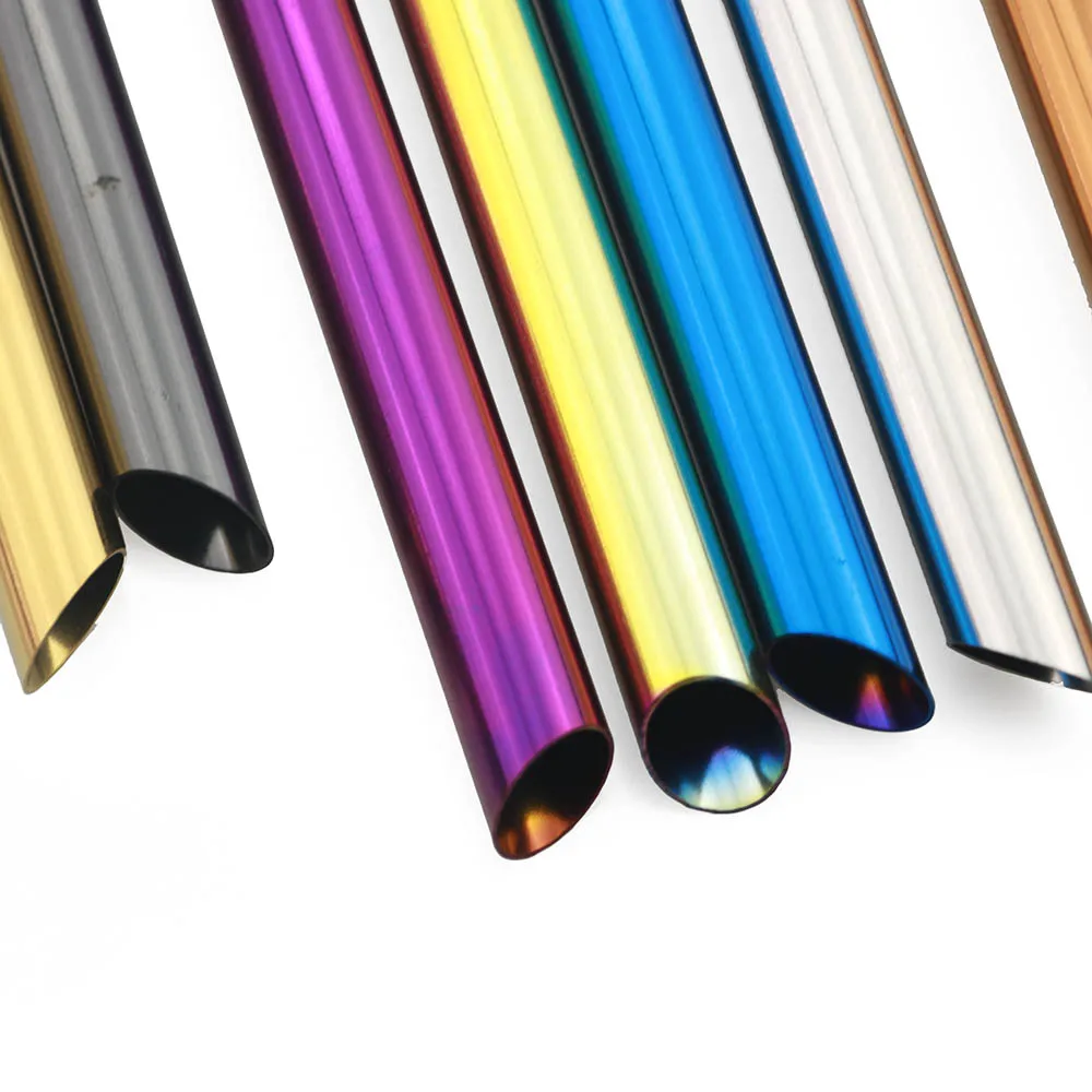 1 шт. 12 мм питьевой соломы многоразовый Металлический Набор соломинок острые