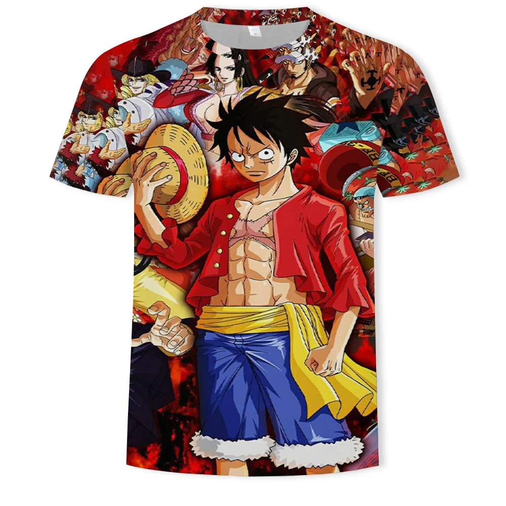 

Men/Women T-Shrits ONE PIece Boys 2021 New Summer T-shirt Men 3D Short T Shirt Fashion ONE PIece 3D Casual T Shirt Top