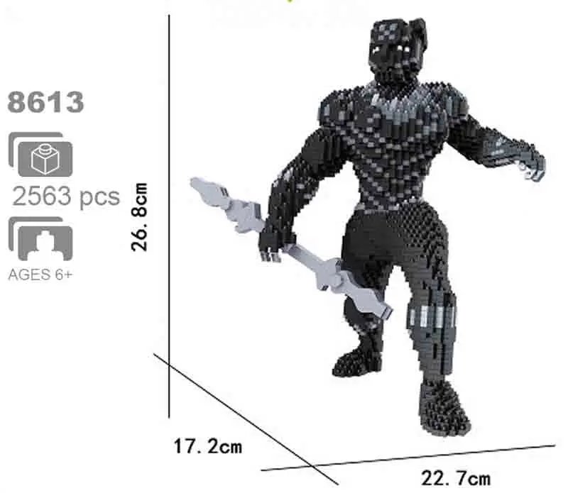 2011 шт. 8606 супергерой Человек паук микро алмазный строительный блок фигурки