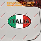 Италия Овальный кантри итальянский флаг наклейка автомобиля винил светоотражающий глянцевый