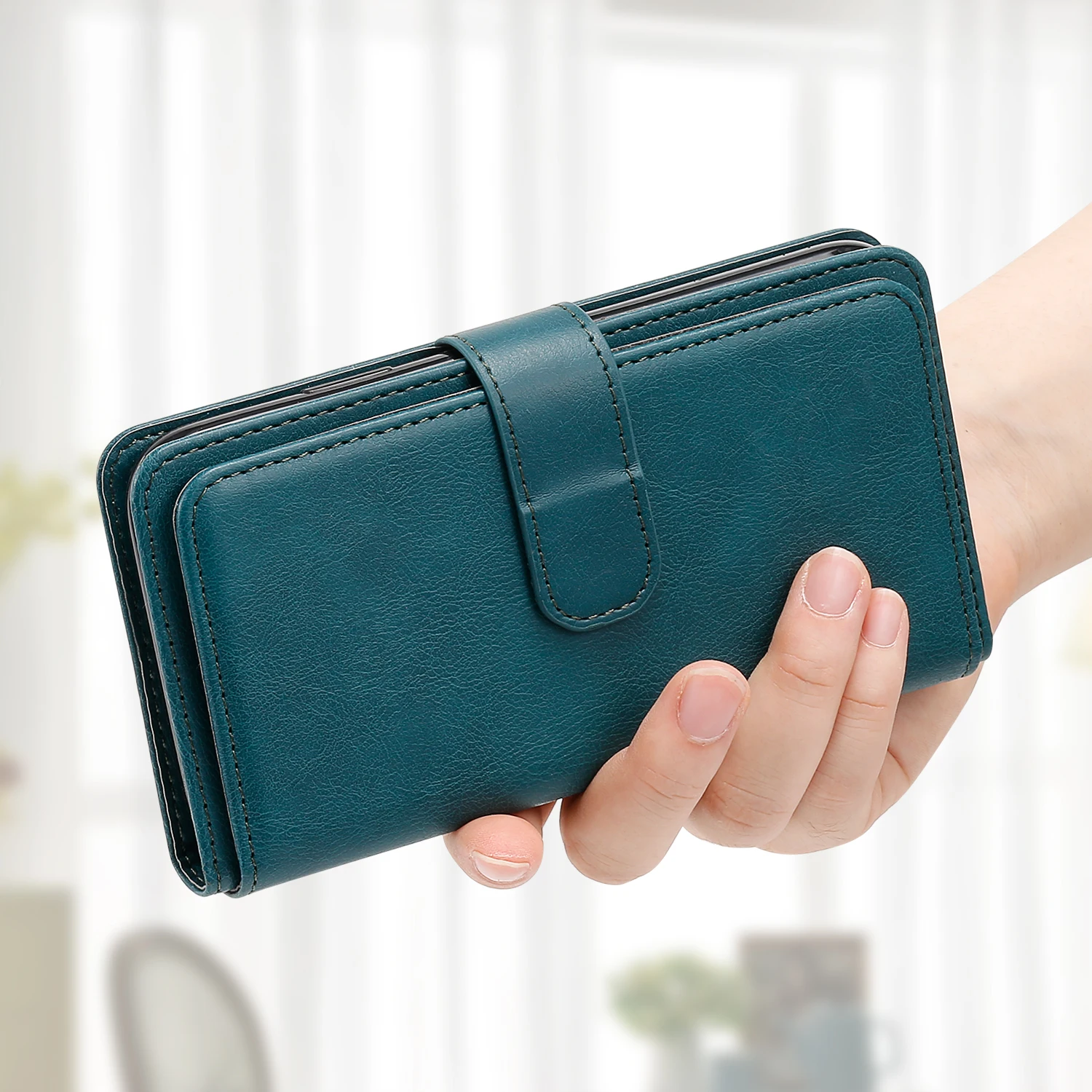 

Business 10 Card Wallet Leather Case For Samsung Galaxy A50 A40 A30 A20E A20 A20E A10E M51 5G M31S M11 M10 Magnetic Flip Cover