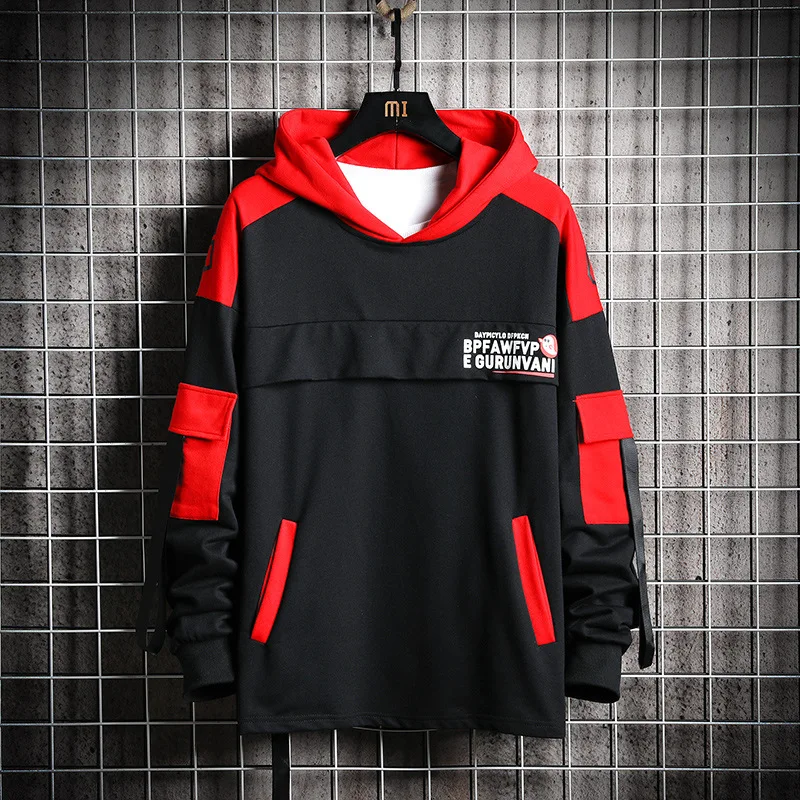 Мужские толстовки с капюшоном 2020 Демисезонный мужской свитер в стиле хип хоп