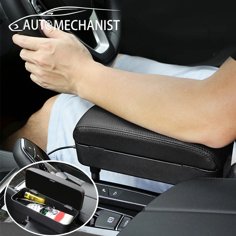 

Universal Armrest For Car Seat Gap Storage Elbow Rest Box Car Armrest Organizer Accessories Center Console Arm Rest Adjustable