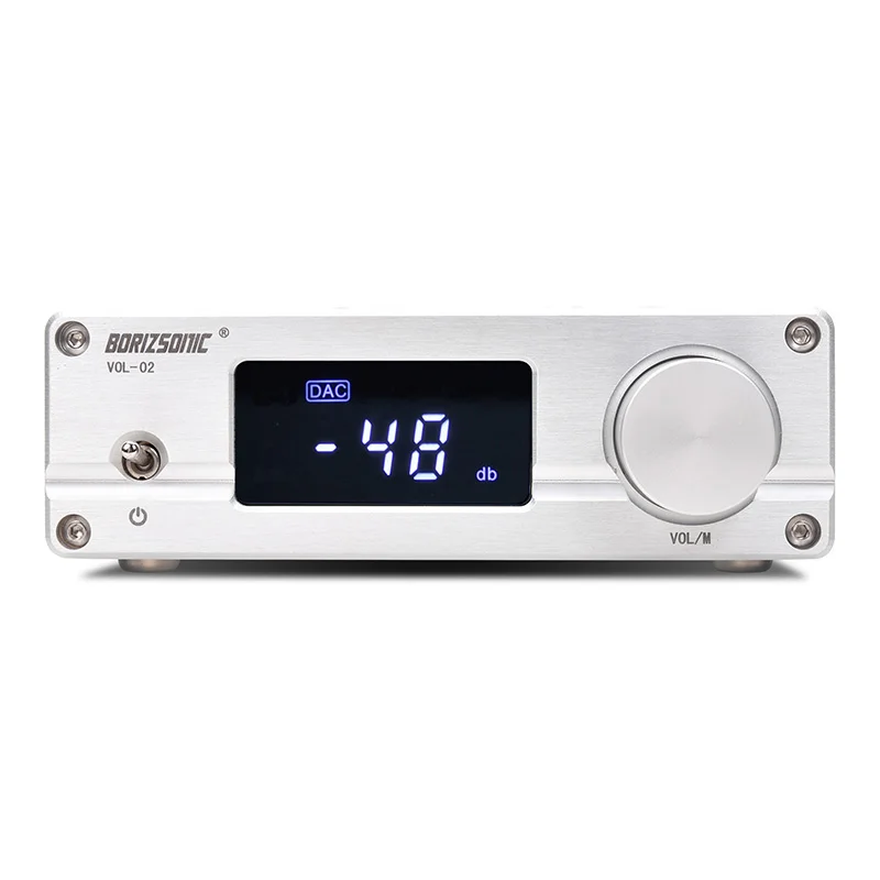 VOL-02 чистый затухание Объем предусилитель QCC3008 Bluetooth 5,0 APTX получения дистанционного предусилитель с светодиодный дисплеем
