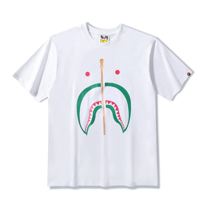 

Summer Cotton Short-sleeved T-shirt Anime Clothes Harajuku Couple ClothingWomen And Men Casual Tops