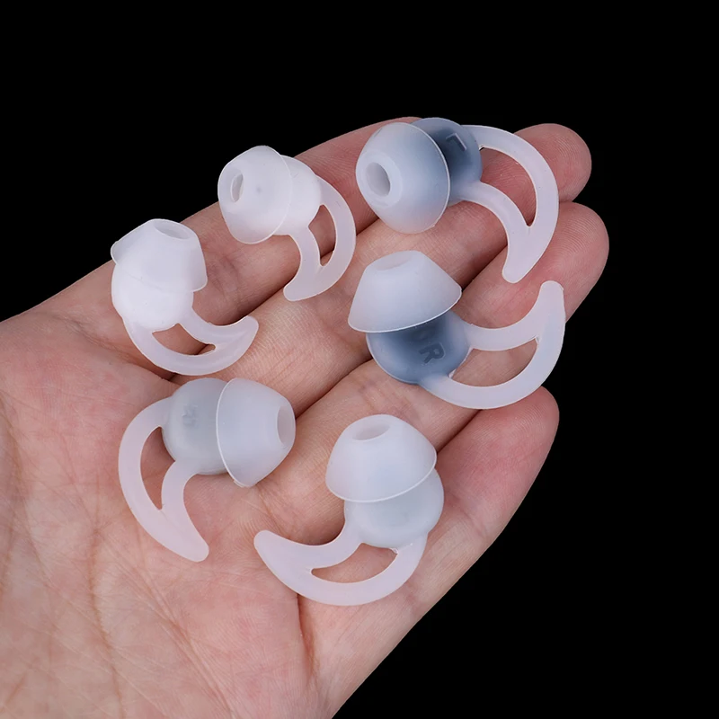 

3Pairs(S+M+L) Soft Replacement Ear Bud Tips For QC20i QC20 Earphones Headphone