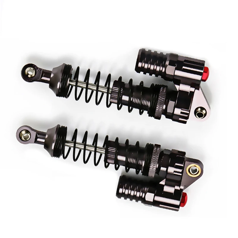 

2Pcs Aluminium Alloy 90Mm Absorber Shocks For 1/10 Scale Rc Rock Crawlers Axial Scx10 D90 Truck