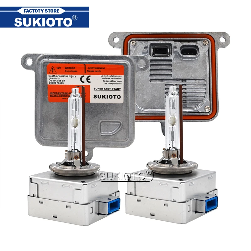 SUKIOTO ксеноновая лампа высокой яркости 5500K 55W D8S комплект ксеноновых фар