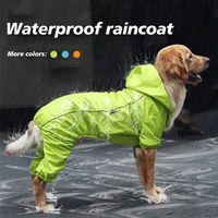 pet dog rain coat clothes puppy casual cat raincoat waterproof jacket outdoor rainwear hood apparel jumpsuit pet product supply