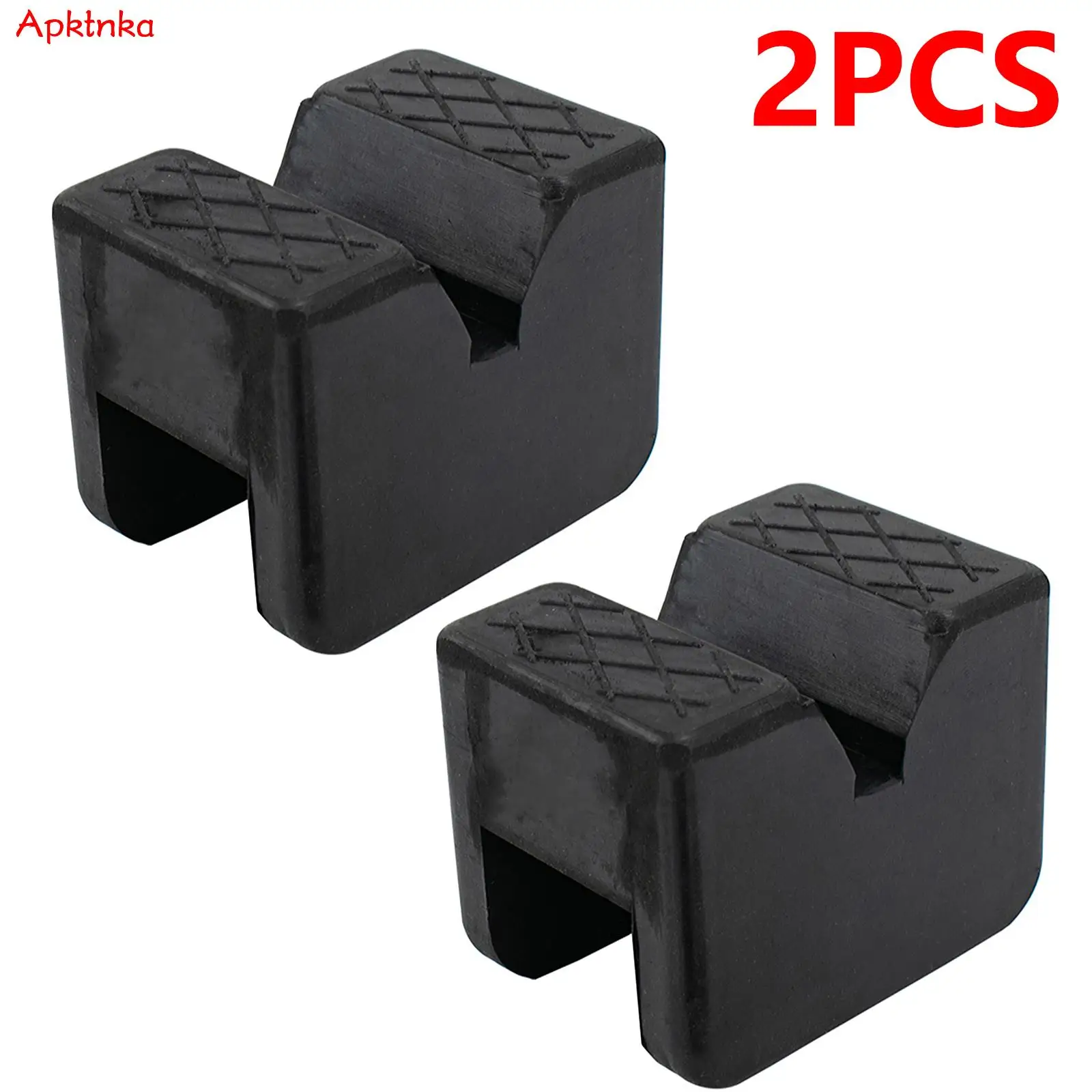 

Universal Car Rubber Slotted Guard Jack Stand Pad Support Block Lifting Lift Frame Rail Pinch Protector Anti-Slip Floor Cushion