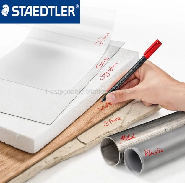 STAEDTLER 318 WP4 0 6 мм 4 цвета художественные маркерные ручки набор быстросохнущие