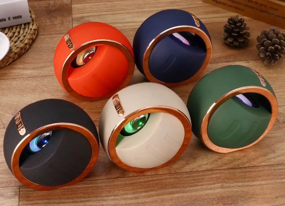 

Bluetooth Speaker Fashion Mini Subwoofer LED Lights Stereo Sound Portable Speaker Treble Bass Wireless speakers Car Speaker Gift