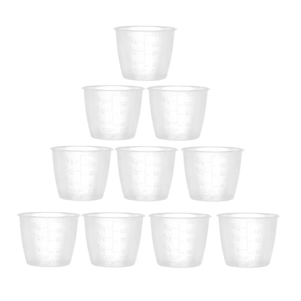 

2/5/10Pcs 160ml Rice Measuring Cup Clear PP Plastic Electric Cooker Rice Cooker Replacement Cups Rice Cup Kitchen Supplies