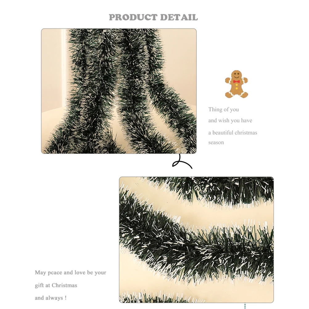 2 м Рождественская гирлянда для дома вечерние украшения двери елка ленты из