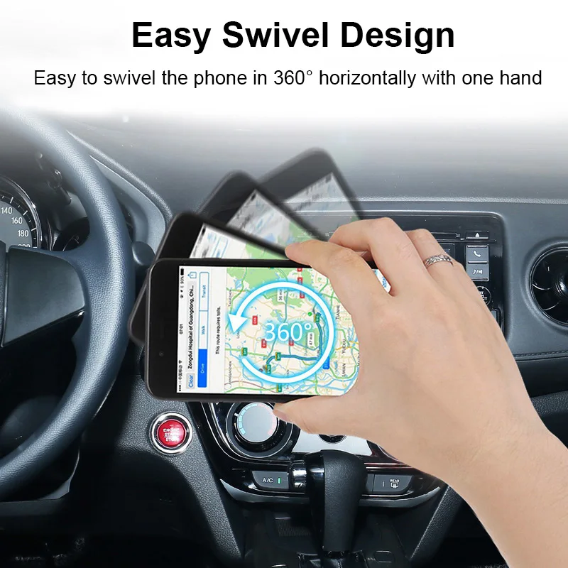 360 degree universal magnetic car mobile phone holder with ventilation holes mobile phone holder suitable accessory car holder free global shipping