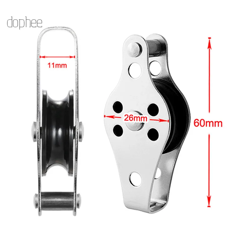 Dophee 5 шт. шкивные блоки веревка бегунок Каяк Аксессуары для лодок каноэ якорь