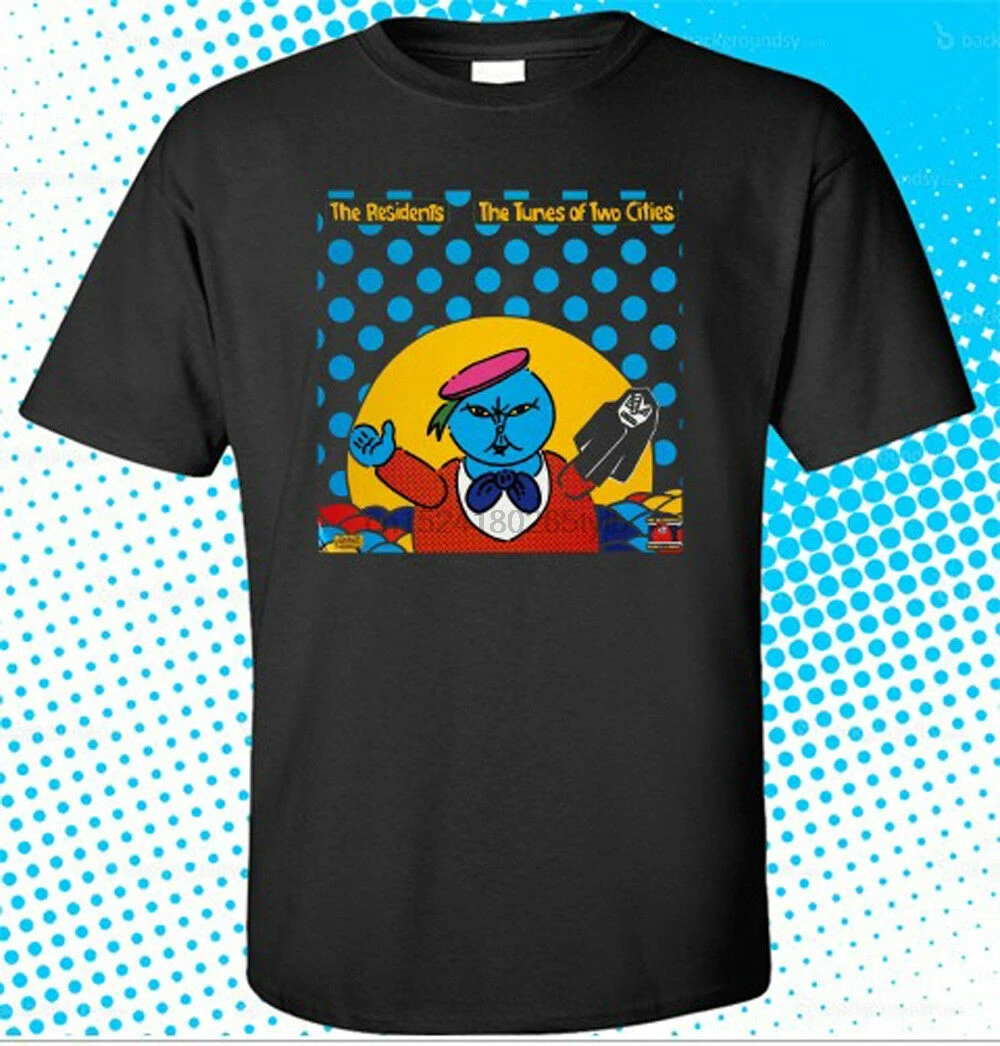 

The Residents Band The Tunes Of Two Cities Mens Black T-Shirt Size S to 3XL