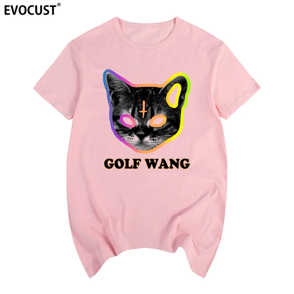 Мужская хлопковая футболка с котом Golfed Wang Tyler The Creator OFWGKTA Skate лето 2019 | одежда