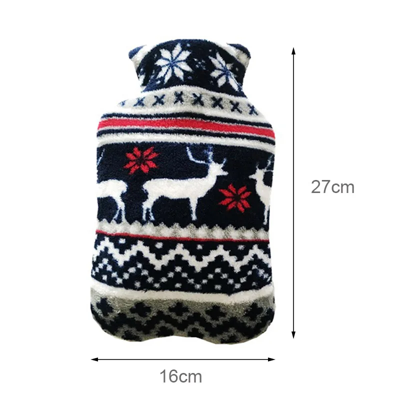 Чехол для бутылки с горячей водой из кораллового флиса 1000 мл согревающий мягкий