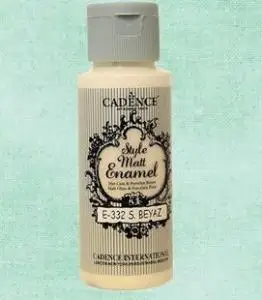 Белый эмалированный коврик Hobby (стекло фарфор полиэстер) Краска 59 мл|Рисовальные