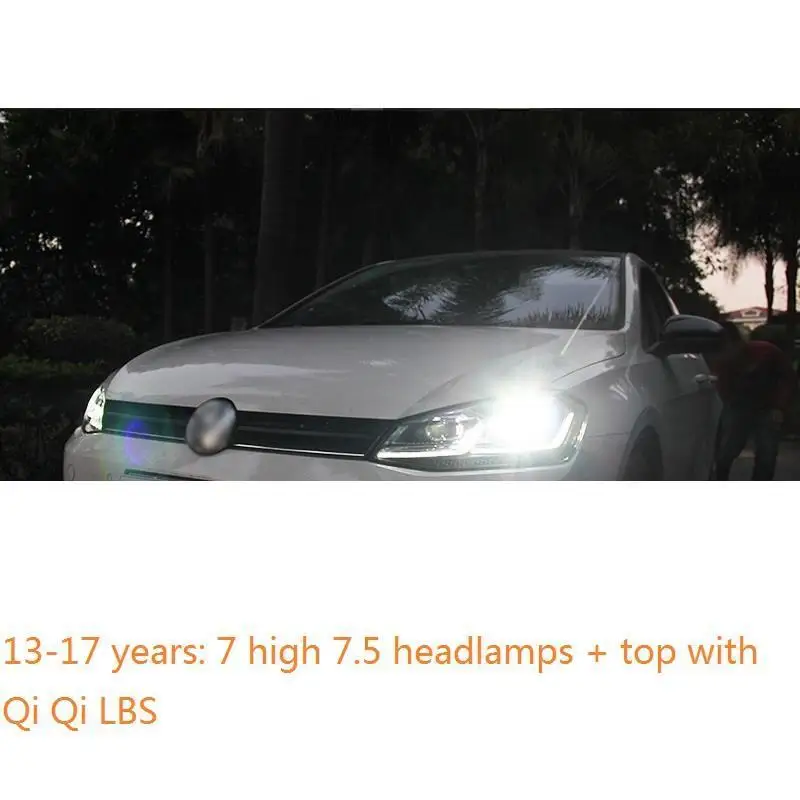 Drl Automovil Запчасти для укладки Neblineros Led Para Автомобильные фары Задние Автомобильные фары в сборе 14 15 16 17 для Volkswagen Golf 7 - Цвет: MODEL N