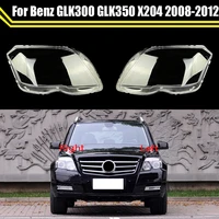 car headlight cover transparent lampshade lamp case glass lens shell for benz glk glk300 glk350 x204 2008 2009 2010 2011 2012