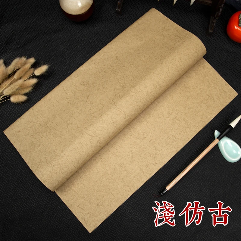 10 Sheets Batik Xuan Paper Thicken Half-Ripe Rice Brush Writing Competition Four &amp Six Feet Crude Fiber | Канцтовары для офиса