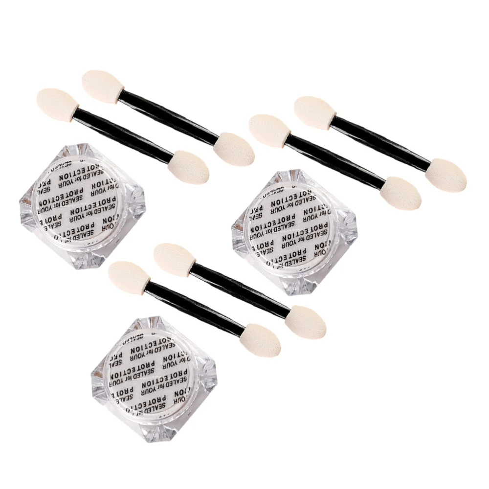 

1 Pack/3PCS Nail Art Mirror Effect Powder Gradient Color Nail Decoration Powder