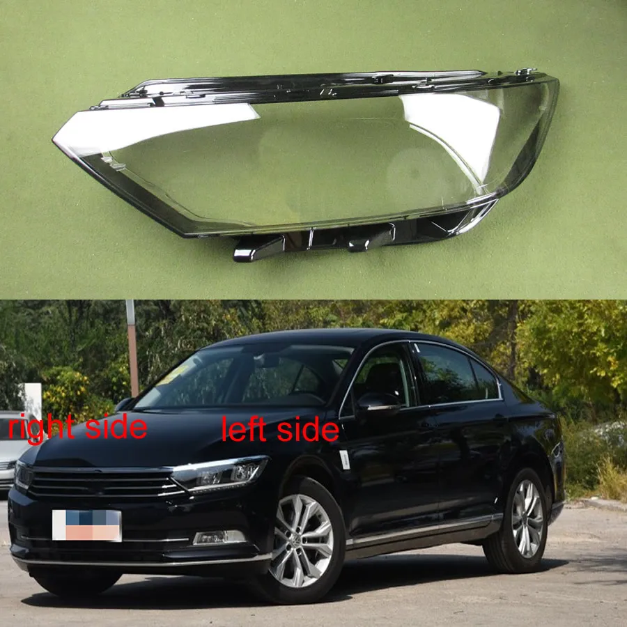 Передние фары для Volkswagen VW Magotan / Passat B8 2016 2017 2018 прозрачные затемненные лампы корпус