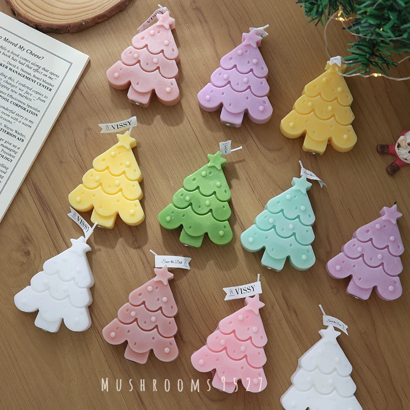 

Romantic Decoration Christmas Tree Scented Candle Ornaments Soothe The Nerves and Sleep Bedroom Gifts Holiday Souvenirs