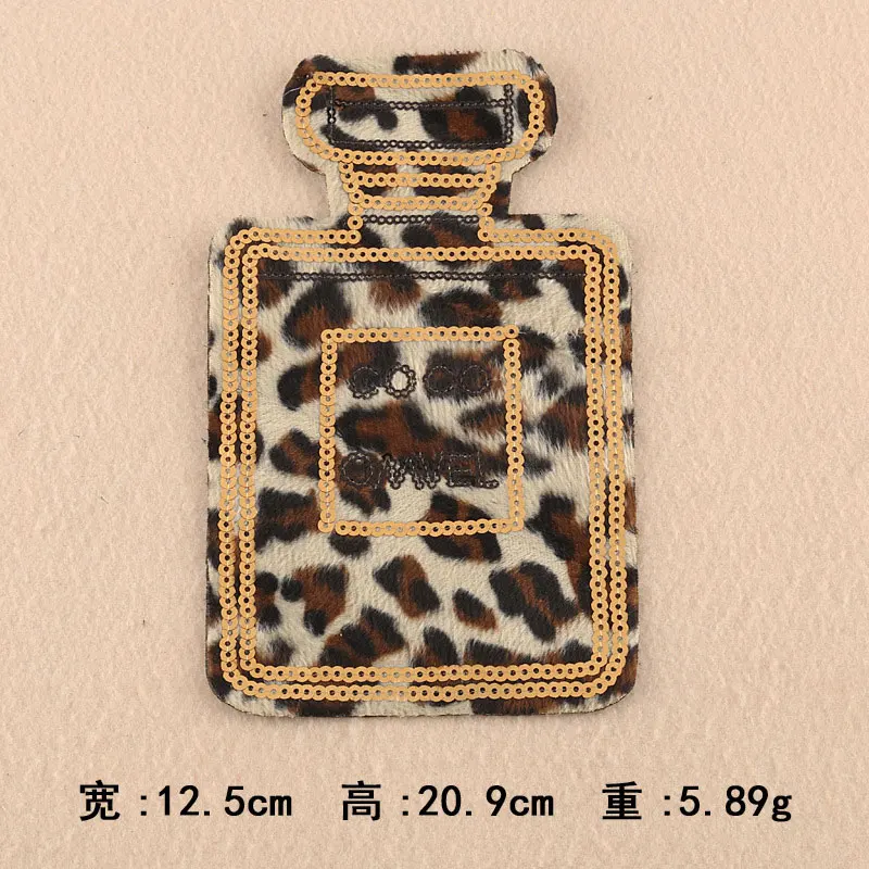 

Patch Stickers Clothing Accessories Leopard DIY Love Crown Letter Embroidery Cloth Patch Clothes Decorative Hole Repair