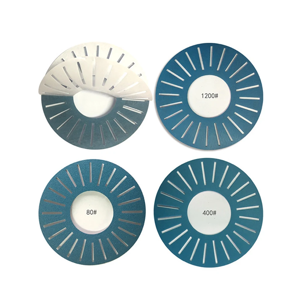 

5pcs Durable DIY Sandpaper Disc Sanding Paper Slotted Abrasive Kits Hardware 25 Holes For Work Sharp WSSA0002002