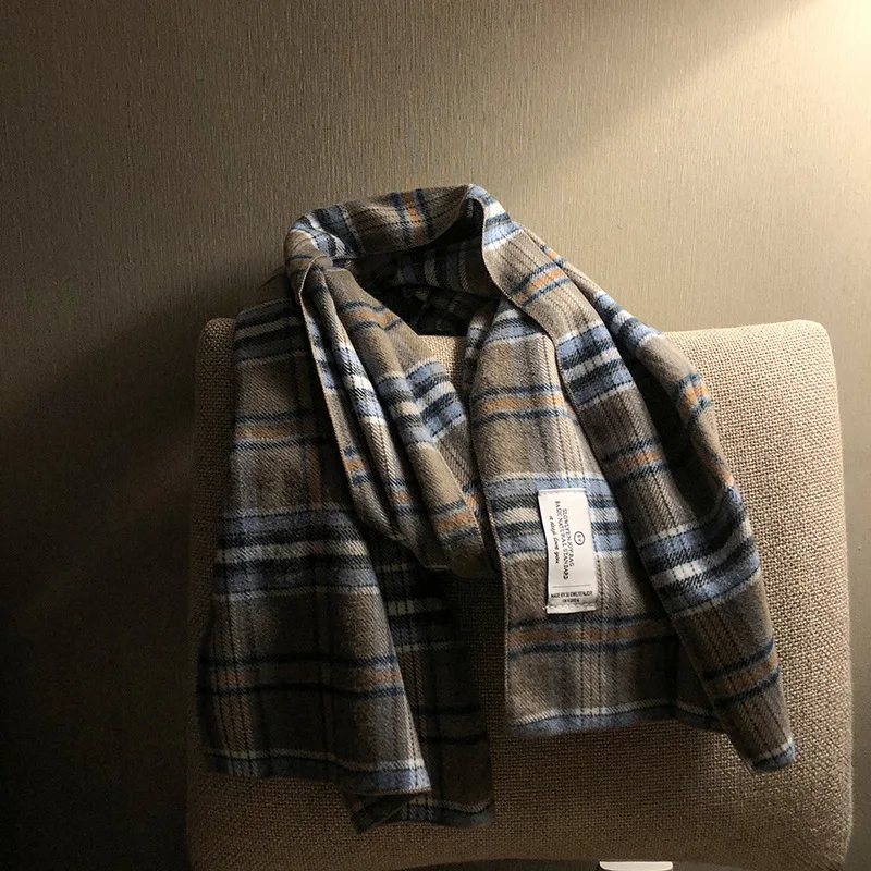 

2021 Winter new Korean version of long shawl students warm collar W063