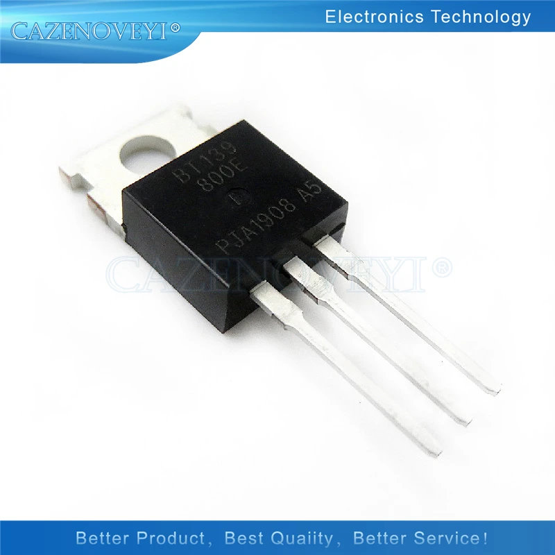 10pcs/lot BT139-800E BT139-800 BT139 139-800E TO-220 In Stock | Электронные компоненты и принадлежности