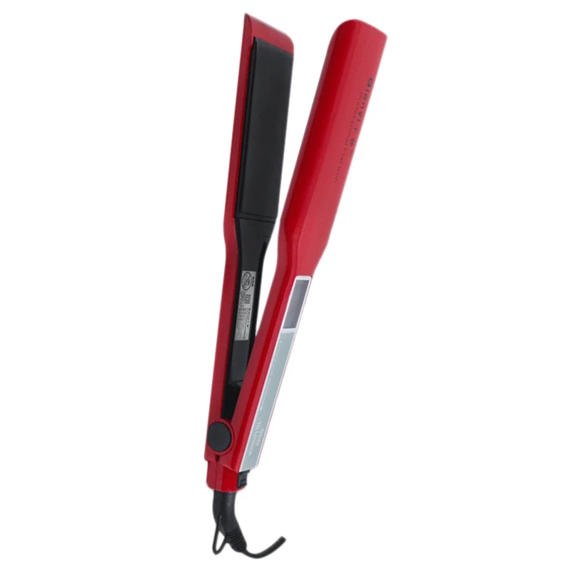 

Professional Hair Straightener Flat Iron with Digital Display Heats Up Fast Wide Curling Irons EU Plug