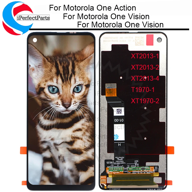 6 3 ''для Motorola One Vision LCD XT1970 дисплей сенсорная панель экран дигитайзер для Moto P50