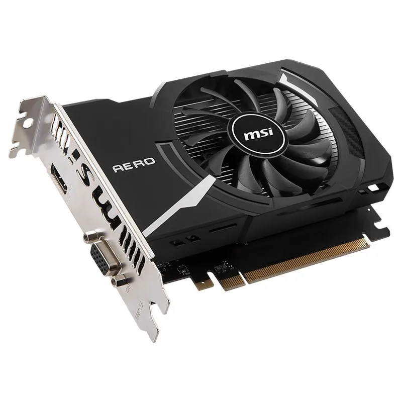Видеокарта MSI 2G GDDR4 для настольной рабочей станции 64 бит видеокарта с одним