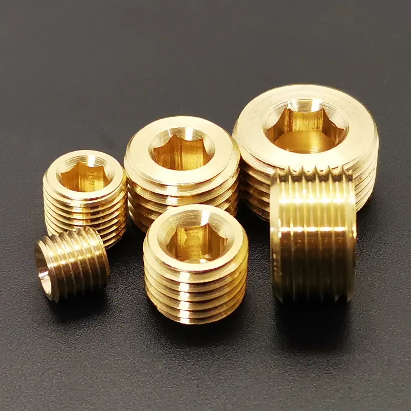 5 шт 1/8 &quot1/4&quot 3/8 &quot1/2&quot 3/4 &quot1&quot BSP наружная резьба латунный фитинг для труб