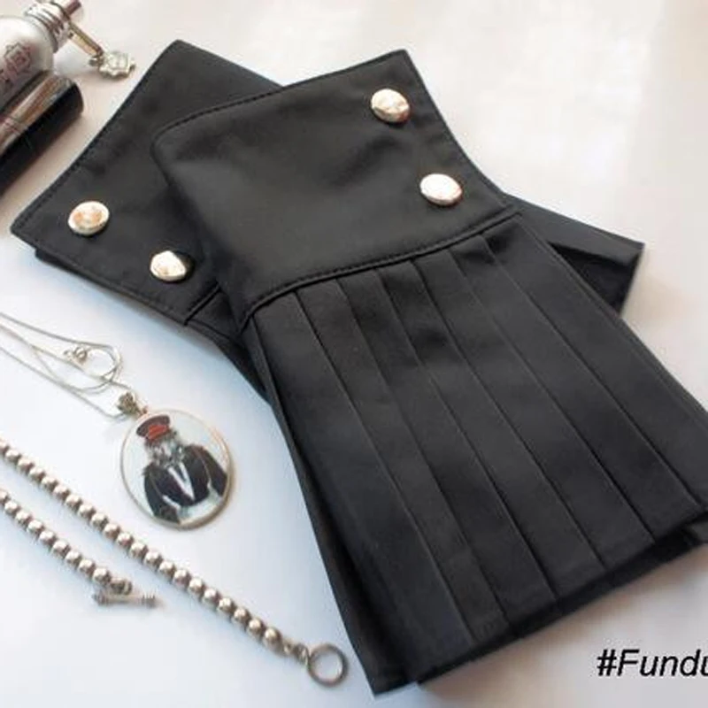 [Chicever] Весна Органы манжеты плиссированные рога Новинки для женщин модные