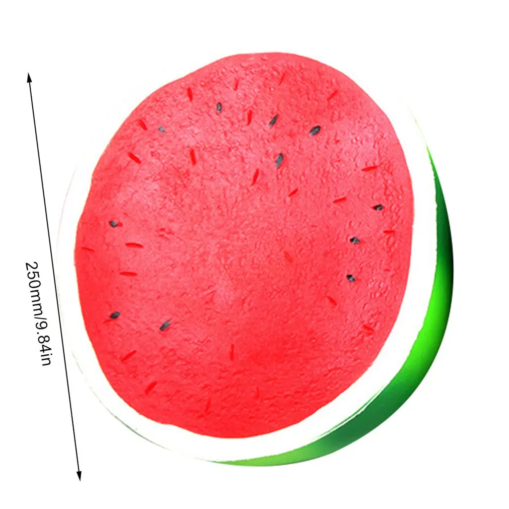 

Simulated Cartoon Big Watermelon Slow Rebound Decompression Toy Foam Decoration Foam Relaxed Toy Cake Sample Model